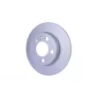 Jeu de 2 disques de frein arrière HELLA 8DD 355 107-461 - Visuel 2
