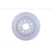Jeu de 2 disques de frein arrière HELLA 8DD 355 120-931 - Visuel 1
