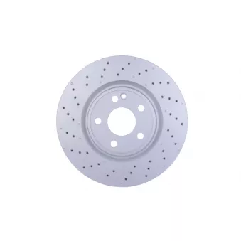 Jeu de 2 disques de frein arrière HELLA 8DD 355 122-661