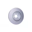 Jeu de 2 disques de frein avant HELLA 8DD 355 123-501 - Visuel 3