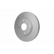 Jeu de 2 disques de frein avant HELLA 8DD 355 126-601 - Visuel 1