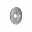 Jeu de 2 disques de frein avant HELLA 8DD 355 126-601 - Visuel 3
