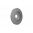 Jeu de 2 disques de frein avant HELLA 8DD 355 132-131 - Visuel 3