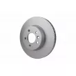 Jeu de 2 disques de frein avant HELLA 8DD 355 132-211 - Visuel 1
