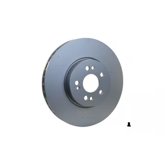 Jeu de 2 disques de frein avant HELLA 8DD 355 132-331