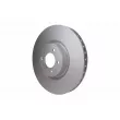 Jeu de 2 disques de frein avant HELLA 8DD 355 132-951 - Visuel 1