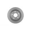 Jeu de 2 disques de frein arrière HELLA 8DD 355 133-781 - Visuel 1