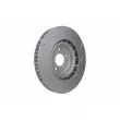 Disque de frein avant gauche HELLA 8DD 355 134-361 - Visuel 3