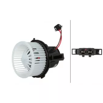 Pulseur d'air habitacle HELLA 8EW 366 400-311