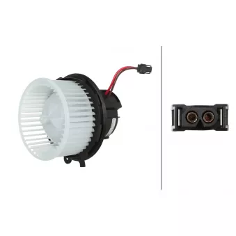 Pulseur d'air habitacle HELLA 8EW 366 400-351