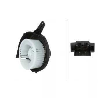 Pulseur d'air habitacle HELLA 8EW 366 400-471