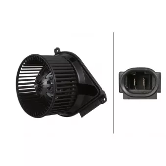 Pulseur d'air habitacle HELLA 8EW 366 400-611