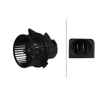 Pulseur d'air habitacle HELLA 8EW 366 400-681