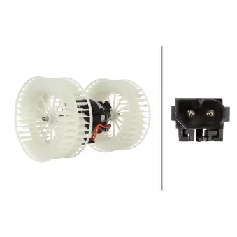 Pulseur d'air habitacle HELLA 8EW 366 400-691