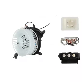 Pulseur d'air habitacle HELLA 8EW 366 400-731