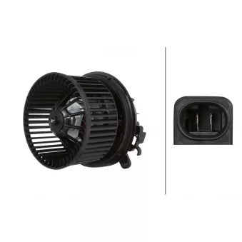 Pulseur d'air habitacle HELLA