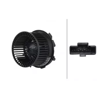 Pulseur d'air habitacle HELLA