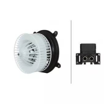 Pulseur d'air habitacle HELLA 8EW 366 400-771