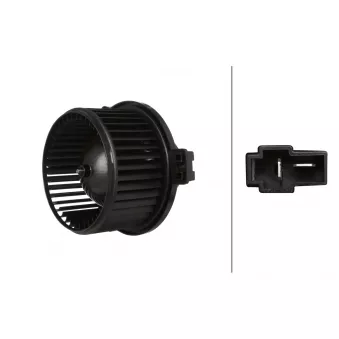 Pulseur d'air habitacle HELLA 8EW 366 400-991