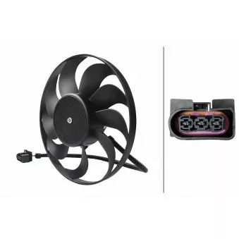 Ventilateur, refroidissement du moteur HELLA