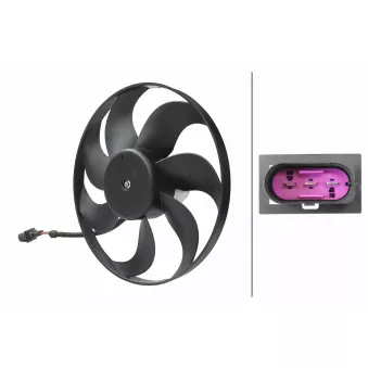 Ventilateur, refroidissement du moteur HELLA
