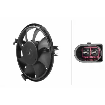 Ventilateur, refroidissement du moteur HELLA 8EW 366 420-101