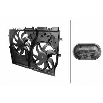 Ventilateur, refroidissement du moteur HELLA 8EW 366 420-171