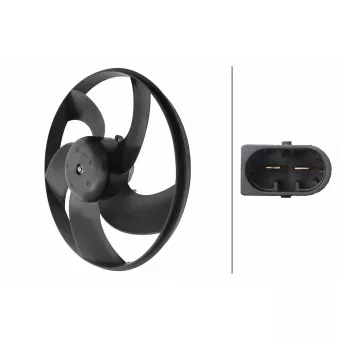 Ventilateur, refroidissement du moteur HELLA