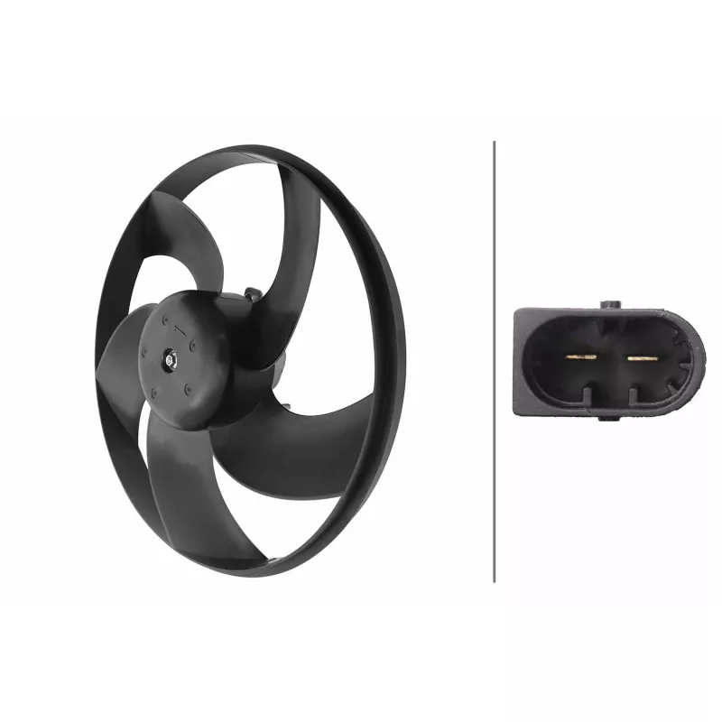 Ventilateur, refroidissement du moteur HELLA 8EW 366 420-251