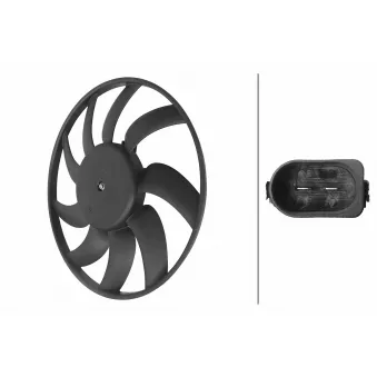 Ventilateur, refroidissement du moteur HELLA 8EW 366 420-271
