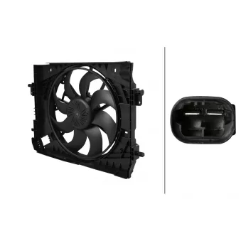 Ventilateur, refroidissement du moteur HELLA 8EW 366 420-351