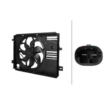 Ventilateur, refroidissement du moteur HELLA 8EW 366 420-361