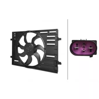 Ventilateur, refroidissement du moteur HELLA 8EW 366 420-401