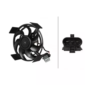 Ventilateur, refroidissement du moteur HELLA 8EW 366 420-581