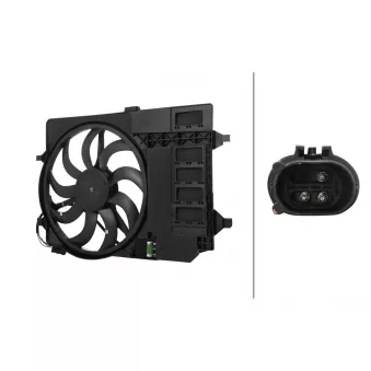 Ventilateur, refroidissement du moteur HELLA