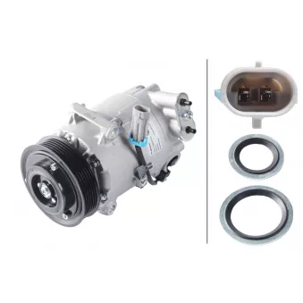 Compresseur, climatisation HELLA 8FK 366 200-471