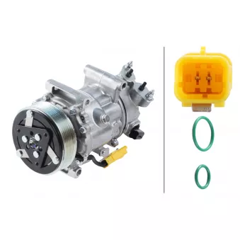 Compresseur, climatisation HELLA 8FK 366 200-891