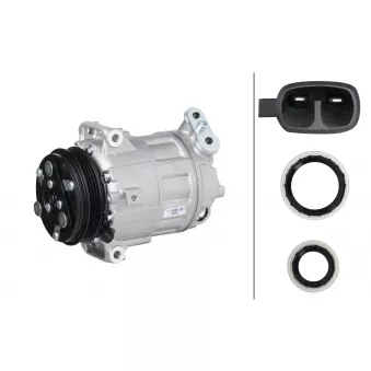 Compresseur, climatisation HELLA 8FK 366 201-651