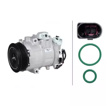 Compresseur, climatisation HELLA 8FK 366 201-751