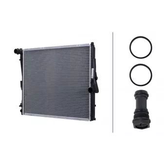 Radiateur, refroidissement du moteur HELLA 8MK 366 300-551