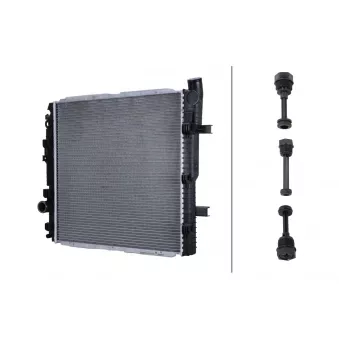 Radiateur, refroidissement du moteur HELLA 8MK 366 300-991