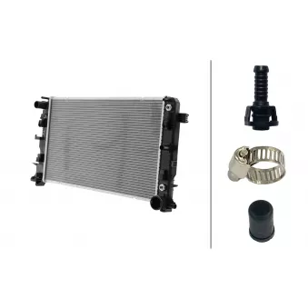 Radiateur, refroidissement du moteur HELLA 8MK 366 301-671
