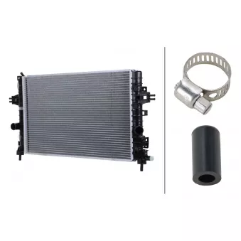 Radiateur, refroidissement du moteur HELLA 8MK 366 302-481