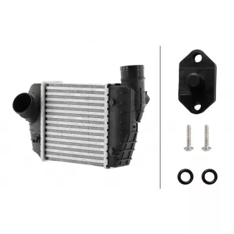 Intercooler, échangeur HELLA 8ML 366 470-991