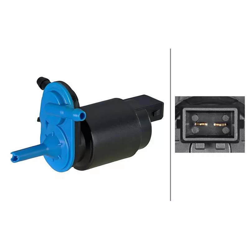 Pompe d'eau de nettoyage, nettoyage des vitres HELLA 8TW 006 848-701