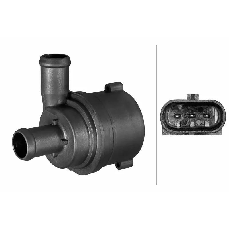 Pompe à eau auxiliaire (circuit d'eau de refroidiss) HELLA 8TW 358 313-301