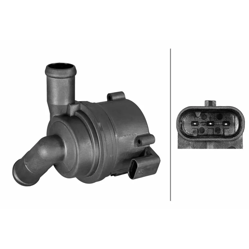 Pompe à eau auxiliaire (circuit d'eau de refroidiss) HELLA 8TW 358 313-311