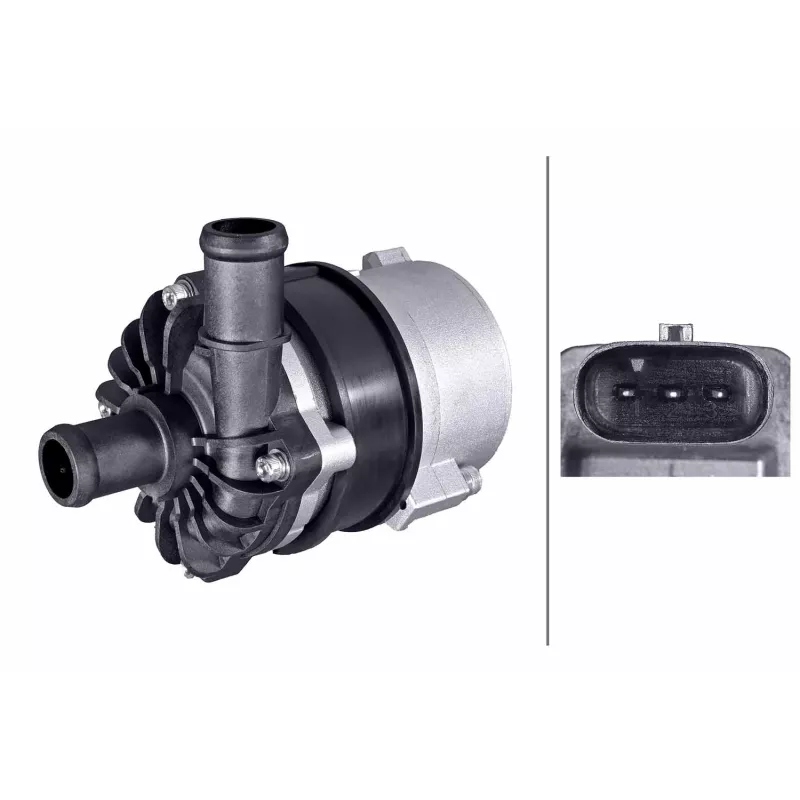 Pompe à eau auxiliaire (circuit d'eau de refroidiss) HELLA 8TW 358 313-331