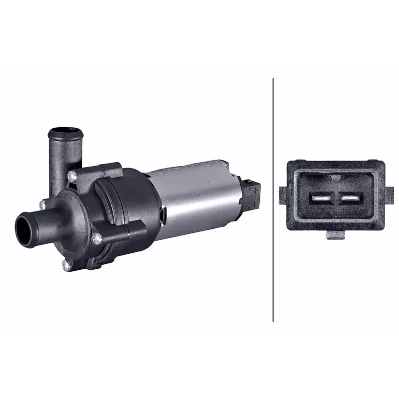 Pompe à eau auxiliaire (circuit d'eau de refroidiss) HELLA 8TW 358 313-421