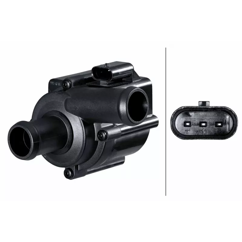 Pompe à eau auxiliaire (circuit d'eau de refroidiss) HELLA 8TW 358 413-251